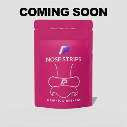 Pink package of nose strips with 'Coming Soon' text on a light gray background